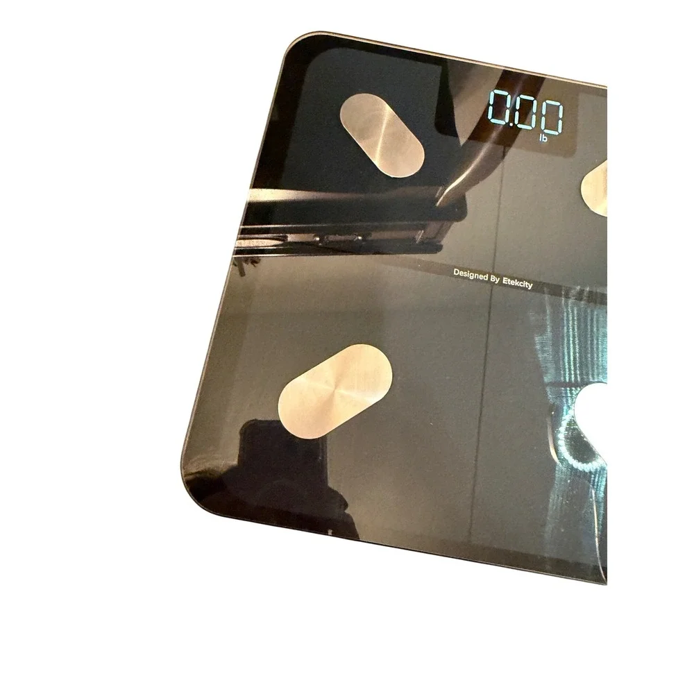 Etekcity Digital Body Weight Scale Black‎ Glass Smart Fitness Scale